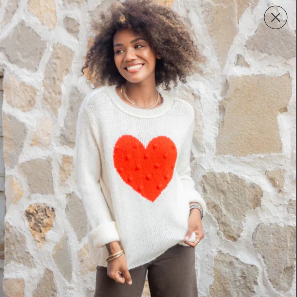 New, Wooden Ships Heart Crew Sweater ❤️